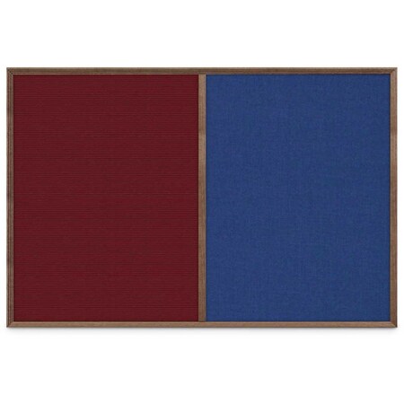 United Visual Products Slim Style Indoor Enclosed Corkboard, 24", UV502SCH-BLACK-BLACK UV502SCH-BLACK-BLACK
